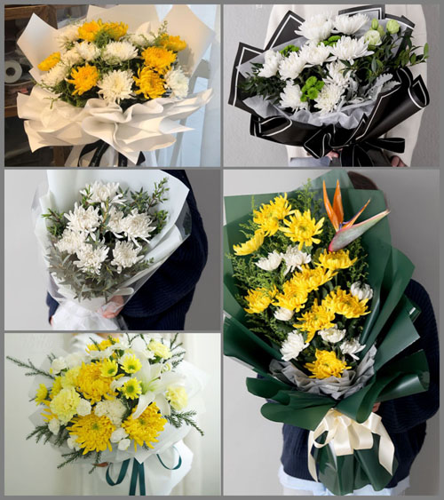 江苏扬州广陵区湾头镇白事花束代送